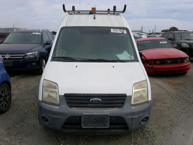 NM0LS7AN7AT000956 - 2010 FORD TRANSIT CO WHITE photo 9