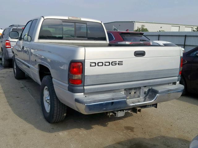 3B7HC13Z0YG148098 - 2000 DODGE RAM 1500 GRAY photo 3