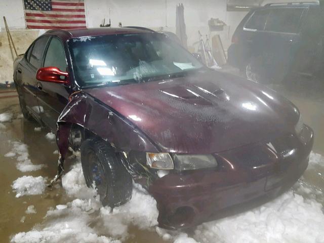 1G2WP52K72F169258 - 2002 PONTIAC GRAND PRIX PURPLE photo 1