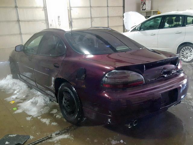 1G2WP52K72F169258 - 2002 PONTIAC GRAND PRIX PURPLE photo 3