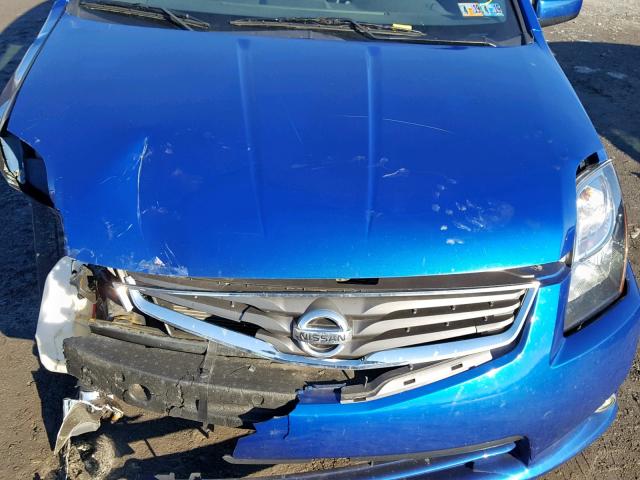 3N1AB6AP8AL721428 - 2010 NISSAN SENTRA 2.0 BLUE photo 7