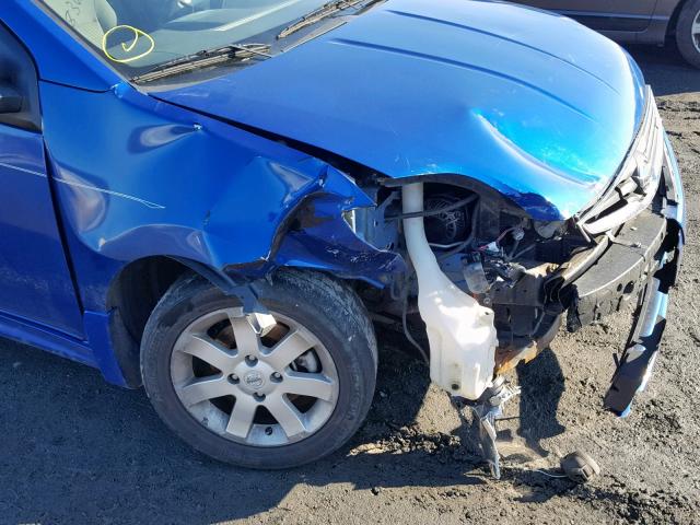 3N1AB6AP8AL721428 - 2010 NISSAN SENTRA 2.0 BLUE photo 9