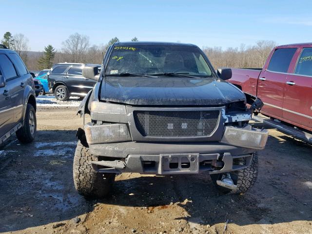 1GCDT196458118972 - 2005 CHEVROLET COLORADO BLACK photo 9