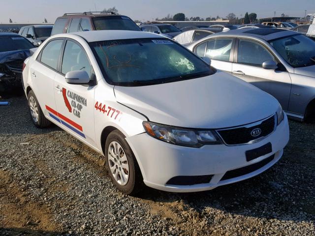 KNAFU4A26D5731432 - 2013 KIA FORTE EX WHITE photo 1