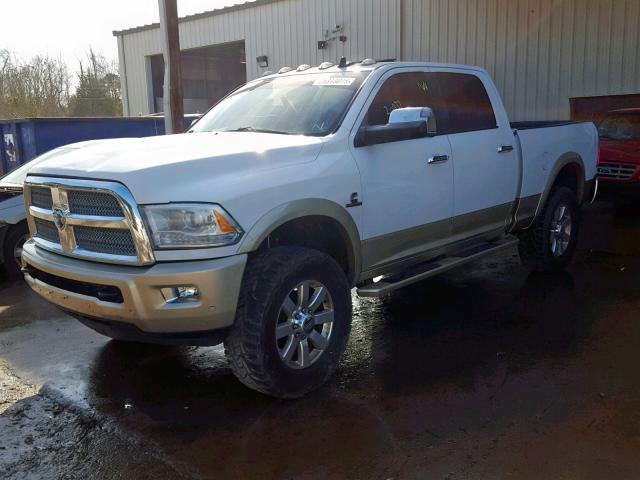 3C6UR5GL0GG140924 - 2016 RAM 2500 LONGH WHITE photo 2