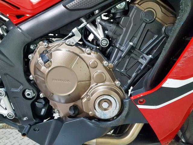 MLHRC7408J5400391 - 2018 HONDA CBR650 F RED photo 12