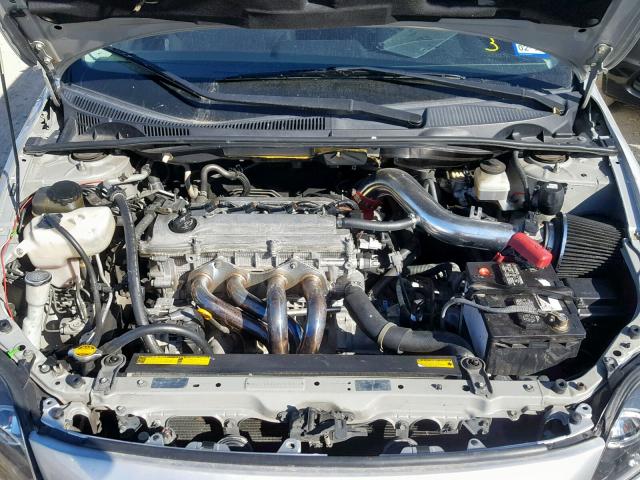 JTKDE167X80269009 - 2008 TOYOTA SCION TC SILVER photo 7