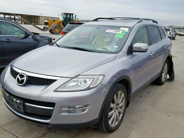 JM3TB28A780125936 - 2008 MAZDA CX-9 SILVER photo 2