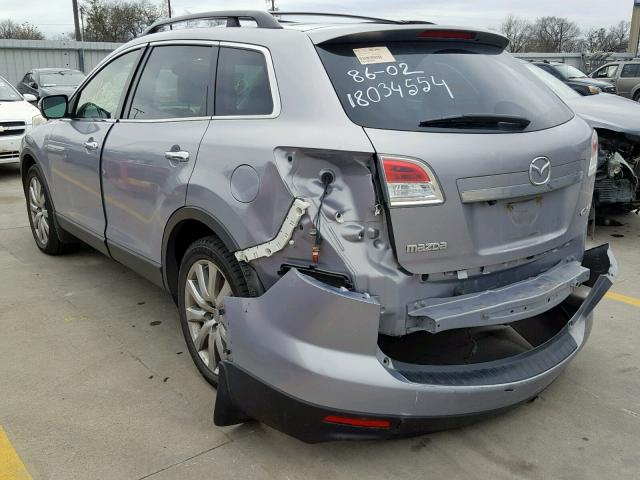 JM3TB28A780125936 - 2008 MAZDA CX-9 SILVER photo 3