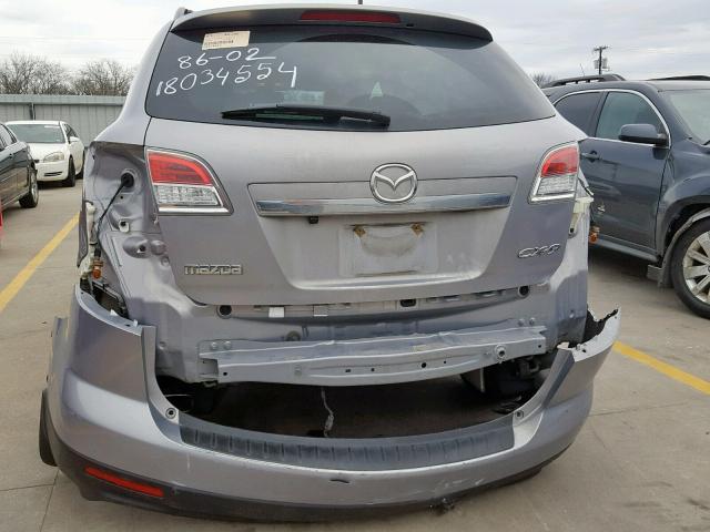 JM3TB28A780125936 - 2008 MAZDA CX-9 SILVER photo 9