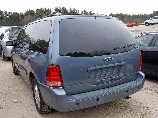 2FMZA52284BA02966 - 2004 FORD FREESTAR S BLUE photo 3