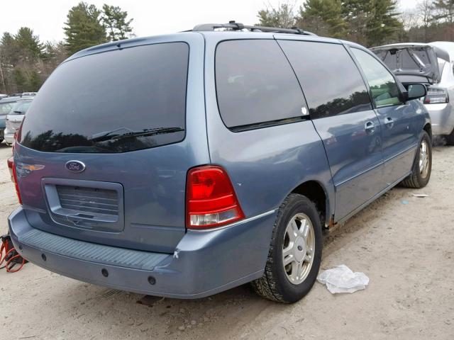 2FMZA52284BA02966 - 2004 FORD FREESTAR S BLUE photo 4