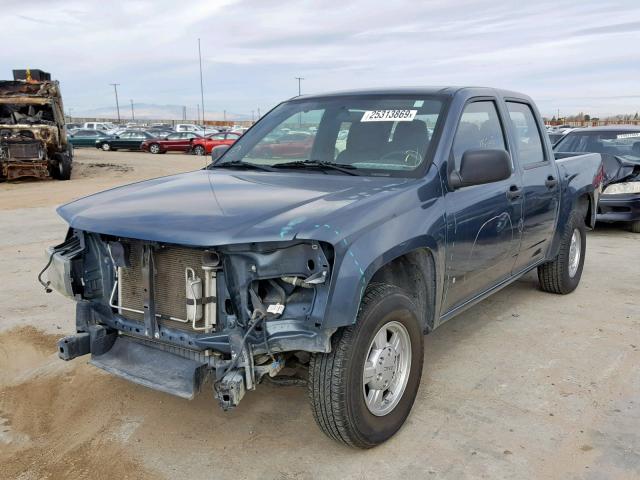 1GTCS13E978149927 - 2007 GMC CANYON BLUE photo 2