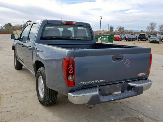 1GTCS13E978149927 - 2007 GMC CANYON BLUE photo 3