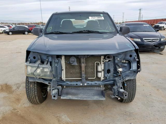 1GTCS13E978149927 - 2007 GMC CANYON BLUE photo 9