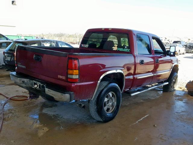 2GTEC13T851381682 - 2005 GMC NEW SIERRA MAROON photo 4