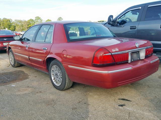 2MEFM74WXWX602550 - 1998 MERCURY GRAND MARQ RED photo 3