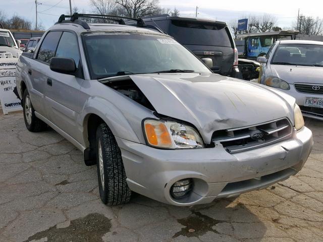 4S4BT62C247100331 - 2004 SUBARU BAJA SPORT SILVER photo 1