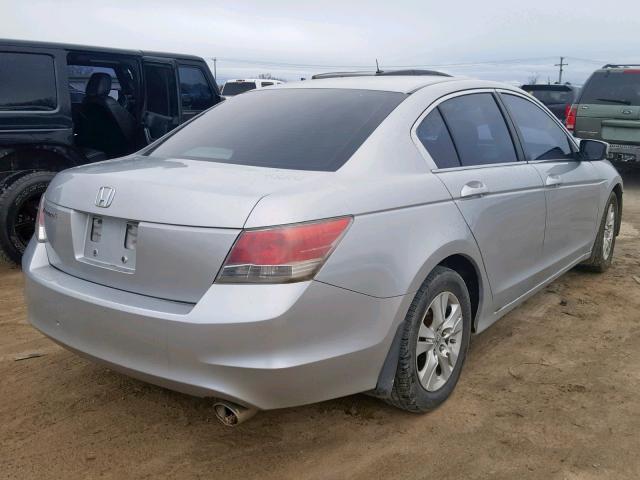 1HGCP26418A121707 - 2008 HONDA ACCORD LXP SILVER photo 4