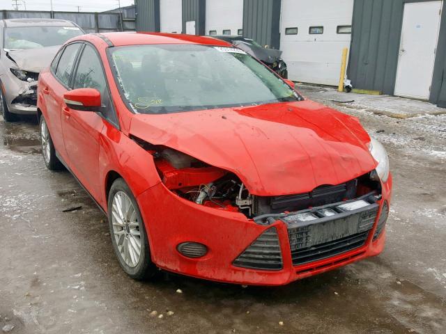 1FADP3F2XDL340242 - 2013 FORD FOCUS SE RED photo 1