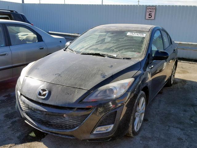 JM1BL1W50B1472897 - 2011 MAZDA 3 S BLACK photo 2