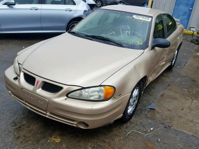 1G2NF52E94M507217 - 2004 PONTIAC GRAND AM S GOLD photo 2