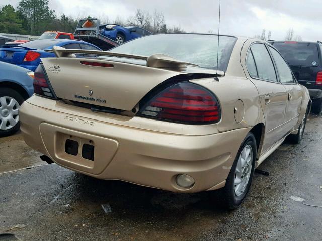 1G2NF52E94M507217 - 2004 PONTIAC GRAND AM S GOLD photo 4