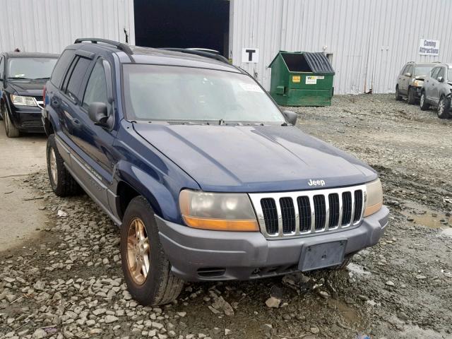 1J4GW48S92C146550 - 2002 JEEP GRAND CHER BLUE photo 1