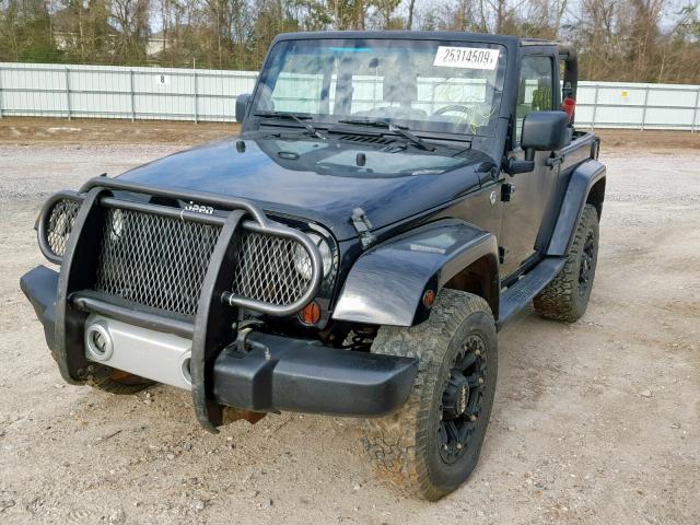 1J4FA54199L773479 - 2009 JEEP WRANGLER S BLACK photo 2