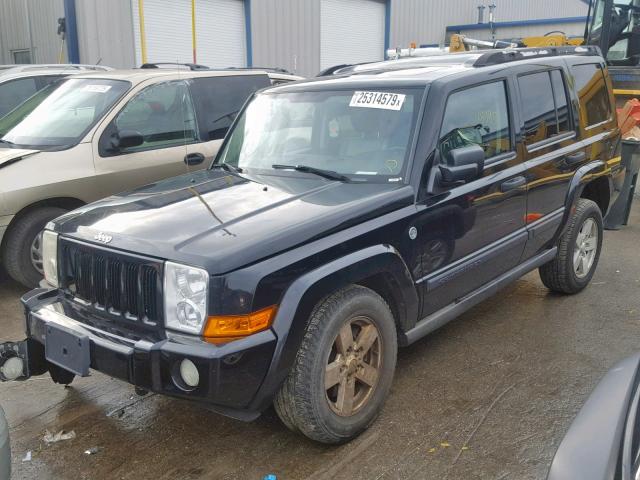 1J8HG48N36C314490 - 2006 JEEP COMMANDER შავი ფოტო 2
