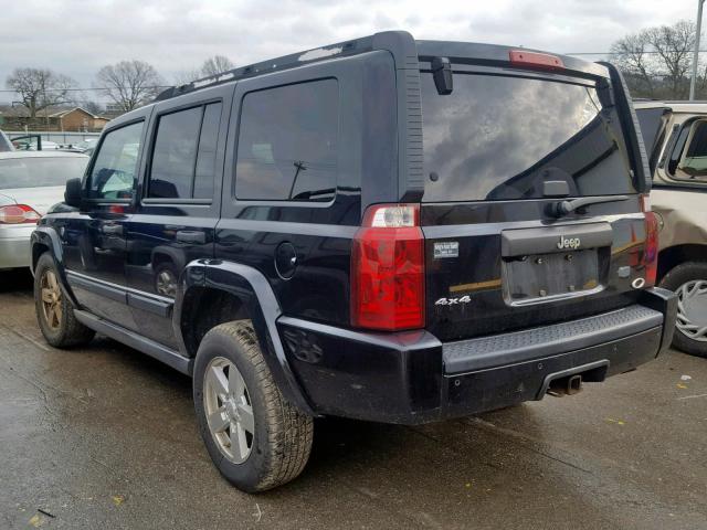 1J8HG48N36C314490 - 2006 JEEP COMMANDER შავი ფოტო 3