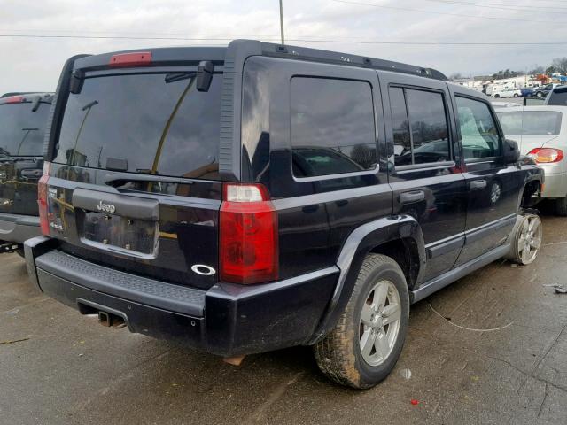 1J8HG48N36C314490 - 2006 JEEP COMMANDER შავი ფოტო 4