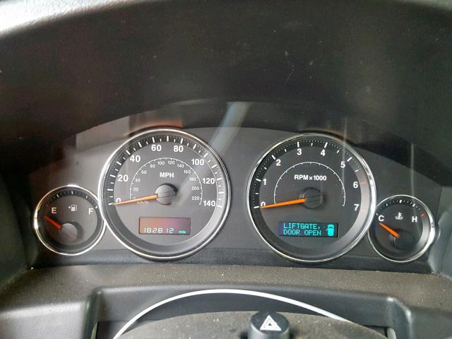 1J8HG48N36C314490 - 2006 JEEP COMMANDER შავი ფოტო 8