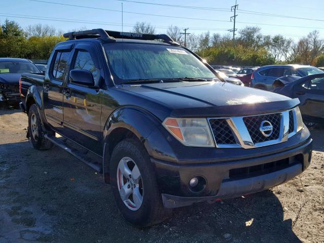 1N6AD07W17C458073 - 2007 NISSAN FRONTIER C BLACK photo 1