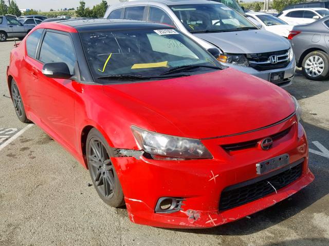 JTKJF5C7XD3054945 - 2013 TOYOTA SCION TC RED photo 1