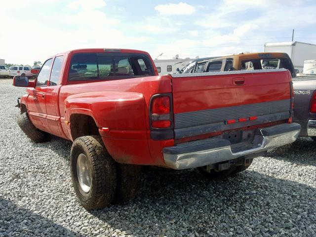 1B7MF3368XJ648854 - 1999 DODGE RAM 3500 RED photo 3