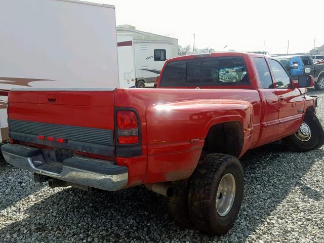 1B7MF3368XJ648854 - 1999 DODGE RAM 3500 RED photo 4