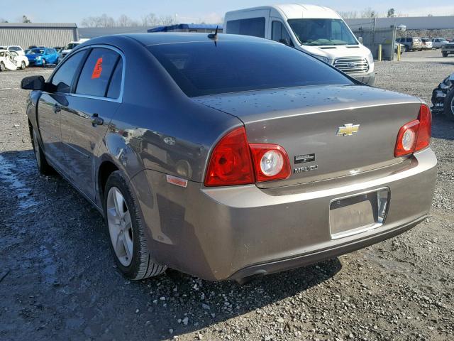1G1ZB5EB2A4138697 - 2010 CHEVROLET MALIBU LS GRAY photo 3