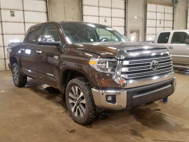 5TFHW5F15JX774848 - 2018 TOYOTA TUNDRA CRE BROWN photo 1