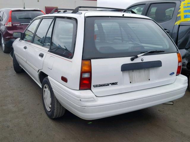 3FAPP15J7PR165111 - 1993 FORD ESCORT LX WHITE photo 3