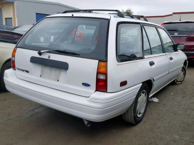 3FAPP15J7PR165111 - 1993 FORD ESCORT LX WHITE photo 4