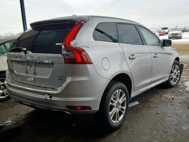 YV4612RK7G2812060 - 2016 VOLVO XC60 T5 SILVER photo 4