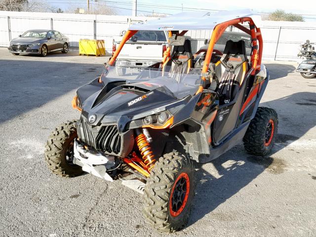 3JBPDAR28GJ001731 - 2016 CAN-AM MAVERICK 1 BLACK photo 2