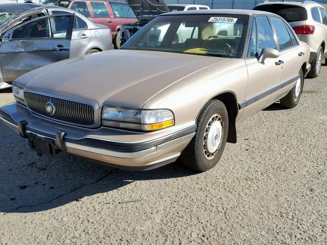 1G4HP52LXSH430198 - 1995 BUICK LESABRE CU TAN photo 2