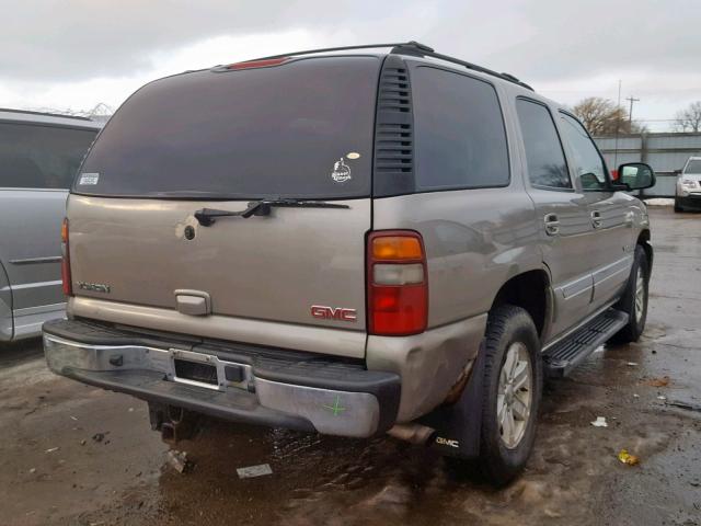 1GKEK13Z53J184144 - 2003 GMC YUKON SILVER photo 4