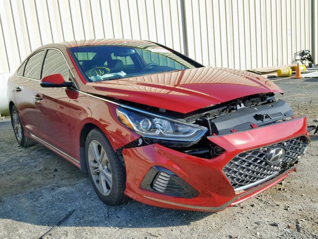 5NPE34AF8JH698112 - 2018 HYUNDAI SONATA SPO RED photo 1