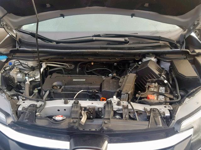 2HKRM4H76GH663011 - 2016 HONDA CR-V EXL SILVER photo 7