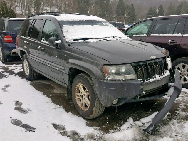 1J4GW48S34C352417 - 2004 JEEP GRAND CHER GRAY photo 1