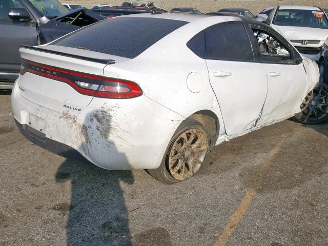 1C3CDFFA7GD815520 - 2016 DODGE DART SXT S WHITE photo 4