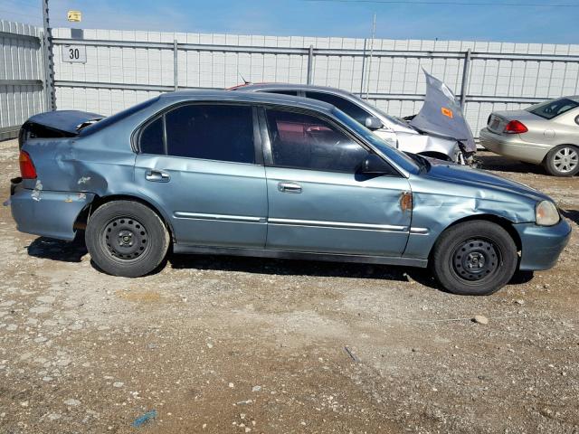 2HGEJ6618YH534488 - 2000 HONDA CIVIC BASE 蓝色 照片 9